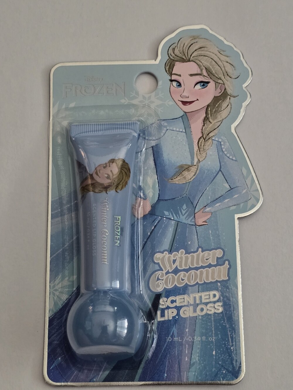 βοΈ Brand New Disney Frozen Scented Lip Gloss Set with Fluffy Unicorn Purse - Picture 6 of 11